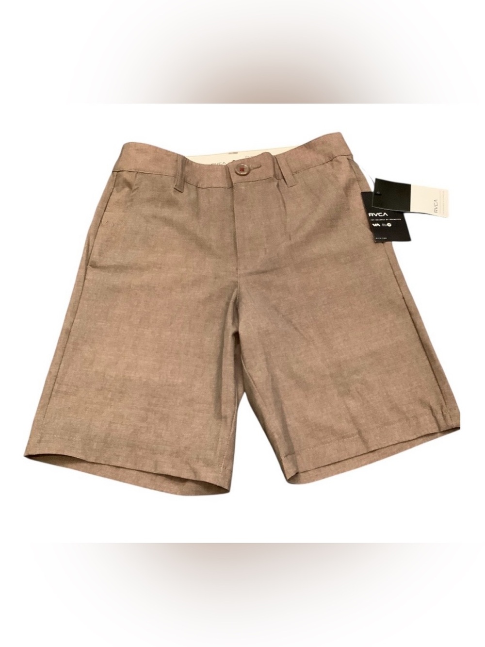 RVCA Benefits Hybrid Big Boys Shorts Size 25 Khaki Color NWT